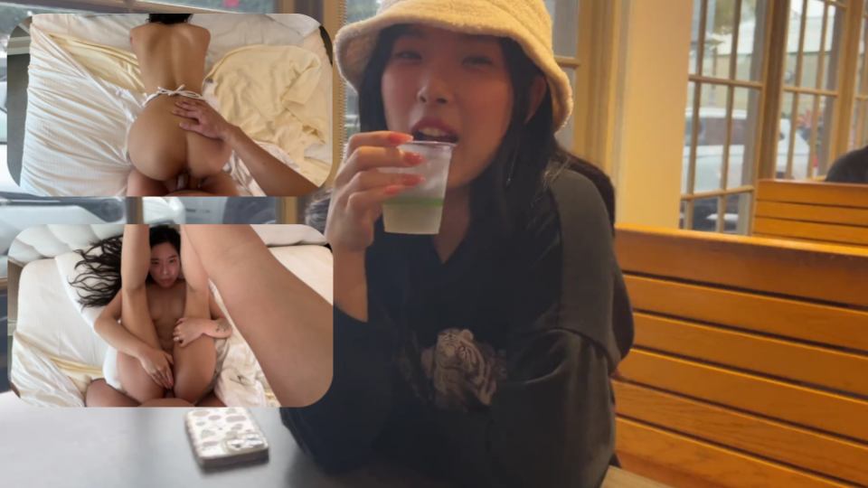 elle lee - 夏威夷旅行视频博客 - 韩国妹子和超级豪门粉丝做爱，结果意外中出